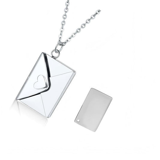 A Secret Close to Your Heart: Custom Envelope Locket with Hidden Photo